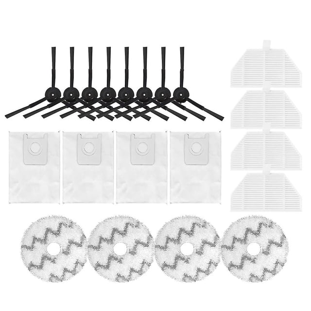 Reemplazo de robots de barrido Para Xiaomi Roidmi Eva Sdj06rm Kit de aspiradora Cepillo Lateral paño de fregona