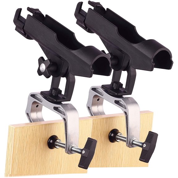 Attwood Heavy Duty Adjustable Rod Holder w/Flush Mount | Bundle of 2 ...