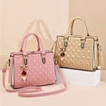 thumbnail image 2 of Stylago Womens Purses and Handbags with Pendant Leather Quilted Crossbody Tote Bags Fashion Shoulder Satchel for Evening Party Gold, 2 of 5