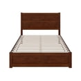 thumbnail image 3 of AFI NoHo Modern Solid Wood Queen Bed with Footboard in Walnut, 3 of 14