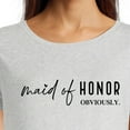 thumbnail image 5 of Maid of Honor Bridesmaid Graphic Tee for Woman With Short Sleeves, 5 of 6