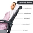 thumbnail image 3 of LAFGUR Ergonomic Office Chair, High Back Computer Chair with Adjustable Lumbar & Headrest, Gray, 3 of 7