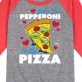 thumbnail image 3 of Toy Story - You're The Pepperoni To My Pizza - Toddler And Youth Raglan Graphic T-Shirt, 3 of 6