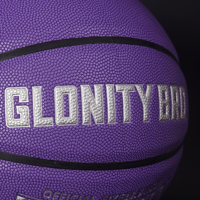 Weighted Training Basketball 3/2.2LBS Indoor And Outdoor High Quality Composite Basketball For Improve Dribbling Passing Purple