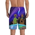 thumbnail image 4 of Lsque Scooby-Doo Mens Sleep Pajama Shorts,Short Pajama Pants, Cotton Ultra-Soft Knit-Medium, 4 of 9