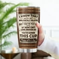 thumbnail image 3 of Funny Stepdad Gift from Kid, I Know We''re Not Biologically Related Saying, Rustic Quote Design 20oz Insulated Stainless Steel Tumbler for Father''s Day, Birthday, Christmas, 3 of 6