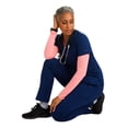 thumbnail image 3 of Healing Hands Women's Underscrub Soft Knit Melissa Longsleeve Scrub Tee with Breathable & Easy Care Fabric 5047, 3 of 8