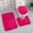 bathroom mats, variant on 3-Piece Bathroom Rug Mat Toilet Lid Cover Set, Plain Solid Color Coordinating Design For Bathroom Decor, 50Cm X 83Cm Floor Mat And Matching Toilet Lid Cover