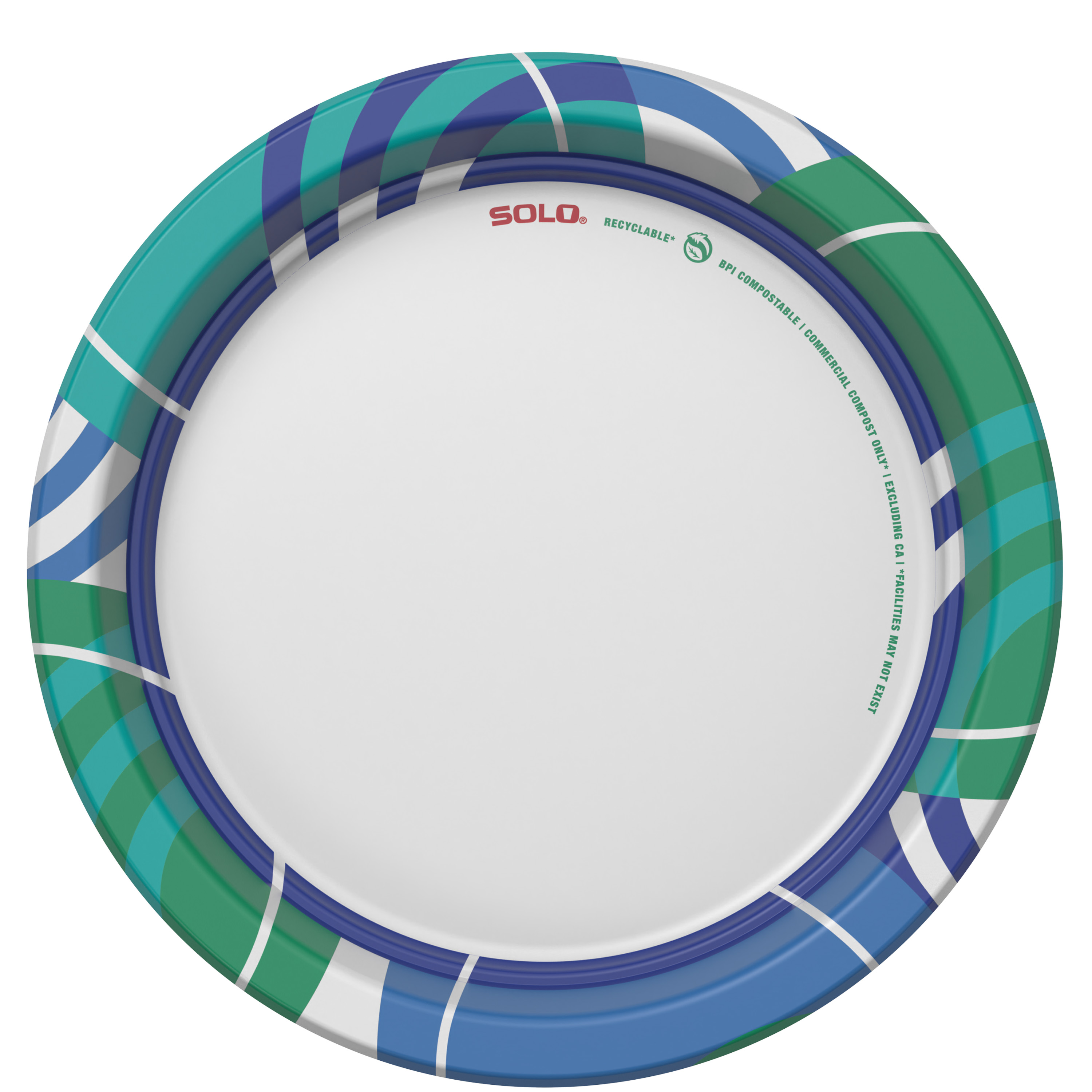 Solo Bold Hold 10" Heavy-Weight Paper Plates, 100 Count photo 3