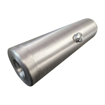 8x36 Center Fill Round Spun Aluminum Gas Tank - 7.5 Gallon