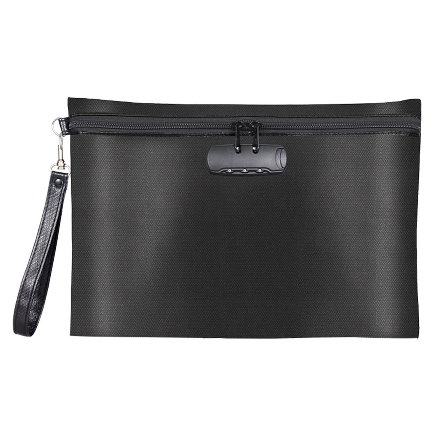 Fovolat Fireproof Document Bag with Combination LockFireproof File Bag