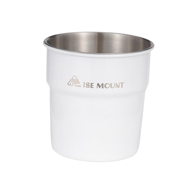 304 taza de acero inoxidable 300ml vajilla portátil irrompible al aire libre Blanco Cola Taza Senderismo