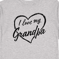 thumbnail image 4 of Inktastic I Love My Grandpa in Black Chalk Heart Boys or Girls Long Sleeve Toddler T-Shirt, 4 of 5