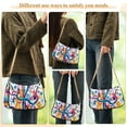 thumbnail image 4 of FORMRS Womens Shoulder Bag with Chain Strap Clutch Purse Cute Tote Handbag, Musical Pattern, 4 of 7