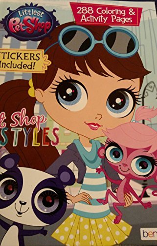 Littlest Pet Shop 288 Coloring & Activity Pages (Stickers Included) Pet