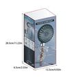thumbnail image 4 of Toystoory Cabezal de ducha de cinco niveles de alta presión con ajuste de salida de agua Metales pesados Ablandamiento de agua dura Juegos de accesorios de baño Algodón Blanco Con tubería de agua, 4 of 6