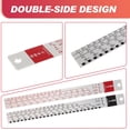 thumbnail image 4 of HUGFEGWE Car Paint Measuring Scale Mixing Ruler 2:1 & 4:1 Easy Mixing Aluminium Alloy Car Coating Color for Vehicle Painting, Large CJB91-35556, 4 of 6