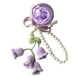 thumbnail image 4 of Llavero con flor eterna: accesorio versátil y decorativo para el Día de la Madre Púrpura, 4 of 9