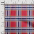 thumbnail image 1 of oneOone Viscose Chiffon Fabric Madras Check Print Fabric By Yard 42 Inch Wide, 1 of 4