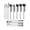 Plastic handle white, variant on Complete Cosmetic Brush Set Silky Soft Fiber Bristles Seamless Blending Hypoallergenics Design Multipurpose Makeup Applicators For Daily Use