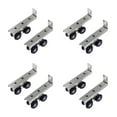 thumbnail image 3 of Worgeous 4 Sets  Sliding Door Roller Metal Pulley Wheels Door Roller Replacement for Wardrobe, 3 of 8