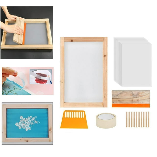 Kit de Inicio de Serigrafía perfecl 24 Piezas con Rodillos