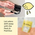 thumbnail image 3 of Lemon Odor Eliminating & Deodorizing Packs | Bag of 6 & Fresh Pod Case | Safer Odor Relief for Small Spaces | Natural Plant-Based Odor Eliminator | Odor Absorbers for Home, 3 of 4