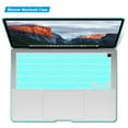 thumbnail image 4 of IBENZER Compatible with 2022 2021 2020 MacBook Air 13 Inch Case M1 A2337 A2179 A1932, Hard Shell Case & Keyboard Cover & Screen Film for Mac Air 13 with Touch ID (2018-2022), Turquoise, W-AT13-TBL+2, 4 of 10