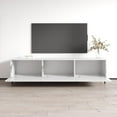 thumbnail image 2 of Nova 3K TV Stand for TVs up to 85", Mid-Century Modern Matte 73" Entertainment Center, TV Media Console with Storage Cabinets, 2 of 5
