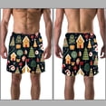 thumbnail image 3 of luoweisi Men's Beach Shorts Quick Dry Swim Trunks with Mesh Lining Merry Chrismas S, 3 of 5