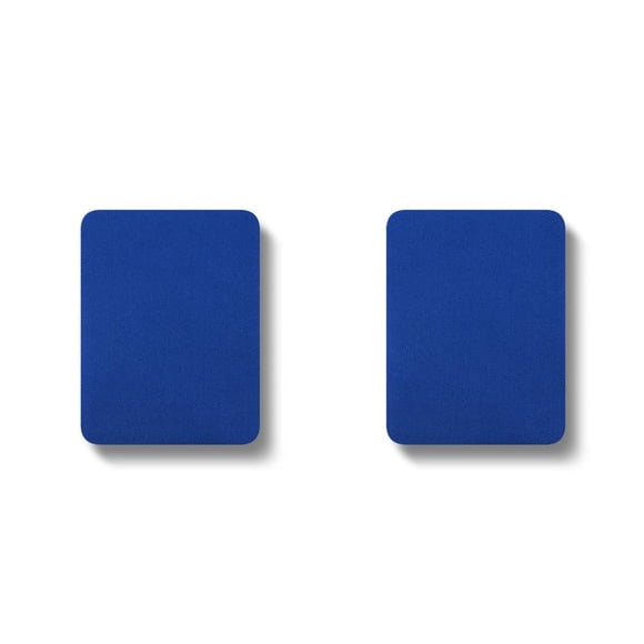 Cateissary Parches para planchar, adornos prácticos para el codo de la rodilla, juego de herramientas autoadhesivas de estilo Simple para ropa, Azul real 2Conjunto
