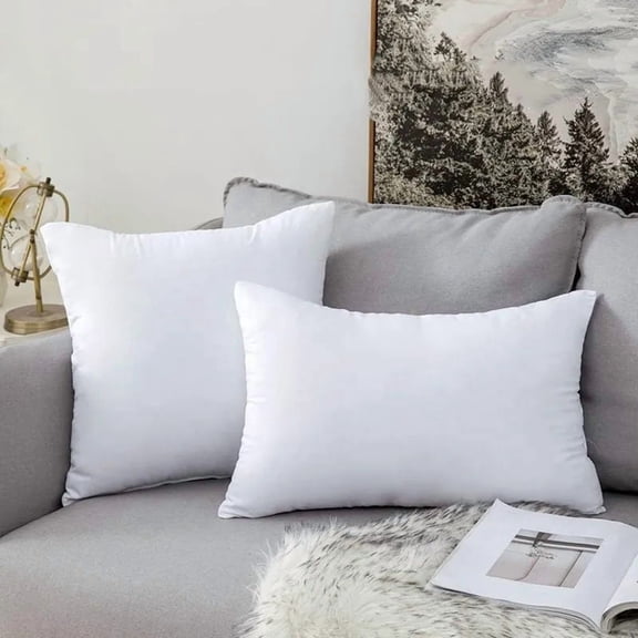 30x50cm 45x45cm 50x50cm Throw Pillows Insert Cushion Inner Soft Fluffy Plump Stuffer Cushion Pads White Drative Pillow Insert