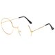 thumbnail image 5 of Gafas de montura redonda vintage Montura de gafas lisas para miopía para hombres Gafas lisas Príncipe para mujer Montura de gafas de moda de estilo coreano para estudiantes, 5 of 5