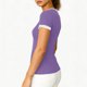 thumbnail image 3 of Camisas de Manga Corta para las Mujeres Blusas Casuales Cuello en V Color Sólido Plisado Primavera, 3 of 6