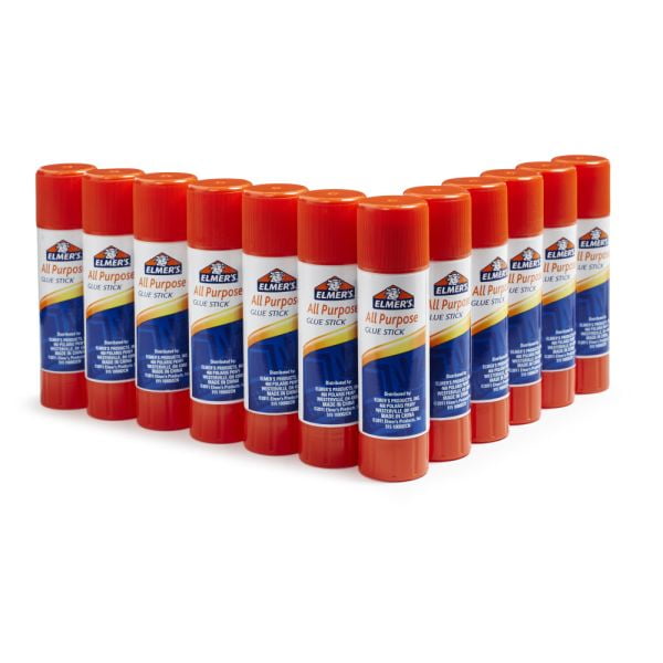 Disappearing Glue Stick, 0.77 oz, Applies White, Dries Clear, 12/Pack Disappearing Glue Stick, 0.77 oz, Applies White, Dries Clear, 12/Pack