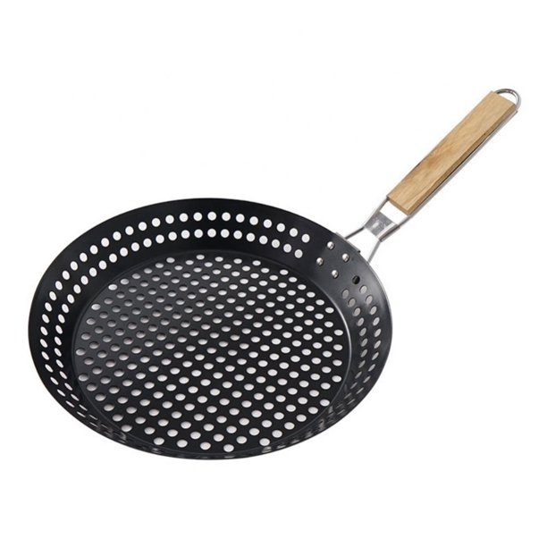 Popvcly Holes Grill Pan Nonstick Grill Skillet, Heavy Duty Frying Pan