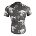 thumbnail image 4 of joogoo Highland Cattle Leaves-s1 Pattern Men's Cycling Jerseys Mountain Bike Short Sleeve Tops XL, 4 of 7