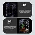 thumbnail image 1 of WRITWAA Clear Incubators for Reptile Acrylic Reptile Habitat Boxes for Pet Rearing 1 Set, 1 of 8