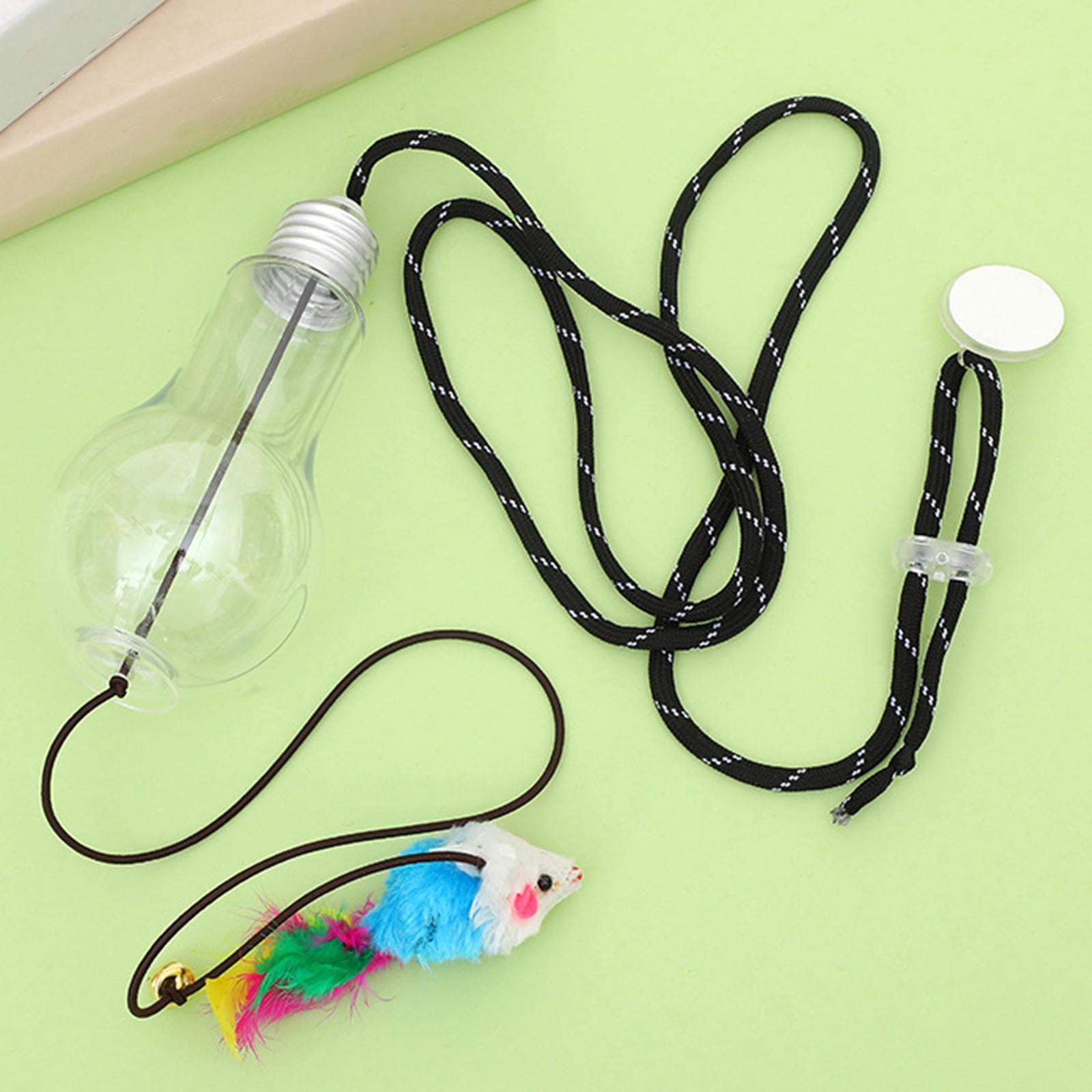 oshhnii 3xCat Mouse Toy Exercise Interactive Cat Mice Toy for Kitten Indoor Cats Puppy No Sound