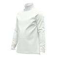 thumbnail image 2 of Men's 100% Interlock Knit Combed Cotton Super-Soft Pre-Washed Ski Casual Droptail Turtleneck Pullover Sweater, 2 of 7