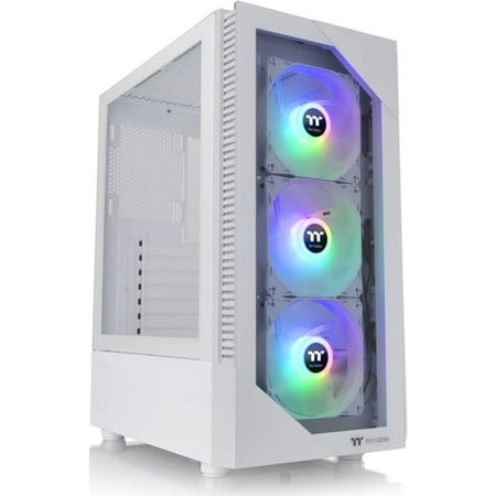 Thermaltake View 200 TG ARGB Computer Case, White