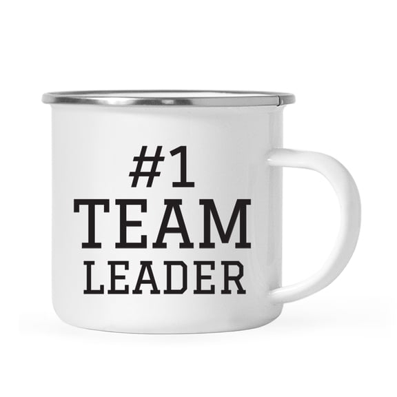 Koyal Wholesale Stainless Steel Campfire Coffee Mug, #1 Team Leader, 1-Pack