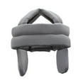 thumbnail image 2 of Sombrero protector para ancianos, gorro de protección contra caídas, anticolisión con protectores auditivos, gorro de protección para la cabeza para mujer y hombre. Gris, 2 of 9