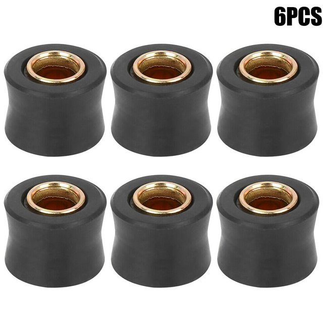 EchoBliss Buje De Anillo De Goma Amortidor Trasero De 10 Mm Para Moto 6 Piezas