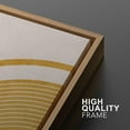thumbnail image 4 of IDEA4WALL Framed Canvas Print Wall Art Set Yellow Green Polygons Abstract Shapes Boho Art Gometric Illustration Modern Decor Digital Art Bohemian Chic Artwork for Home Decor - Natural 24"x36"x2, 4 of 5
