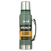 (2 pack) STANLEY Classic Vacuum Bottle, Green/Silver