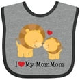 thumbnail image 3 of Inktastic I Love My Mommom Boys or Girls Baby Bib, 3 of 4