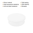 thumbnail image 2 of Uxcell Silicone Snap in Locking Hole Plugs,Rubber Panel Seal Cover Flush Type Panel Round for Kitchen 42.6mm White,1Pcs, 2 of 6