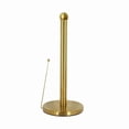 thumbnail image 2 of 14*6in Paper Towel Holder Countertop, Standing Paper Roll Holder with Anti Slip Weighted Base, Stainless Steel Freestanding Paper Towel Holder for Kitchen, Black,Gold,silver, 2 of 7