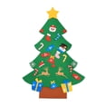 thumbnail image 1 of Suministros de decoración navideña para niños Yeacher artesanía educativa bricolaje fieltro estereoscópico árbol de Navidad estilo A, 1 of 8